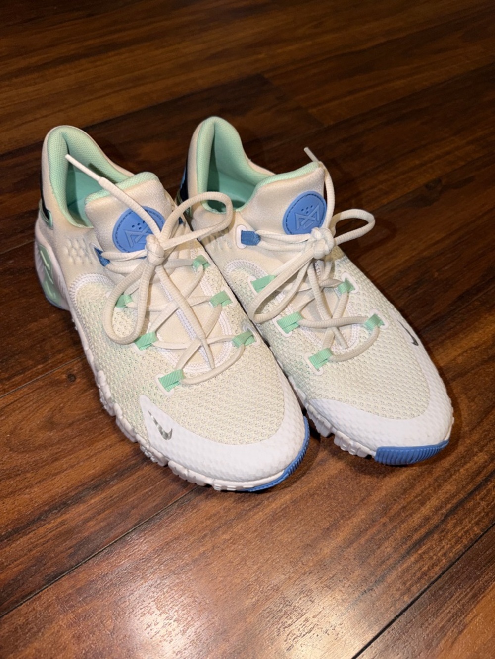 Nike Cream Mint Blue Athletic Sneakers